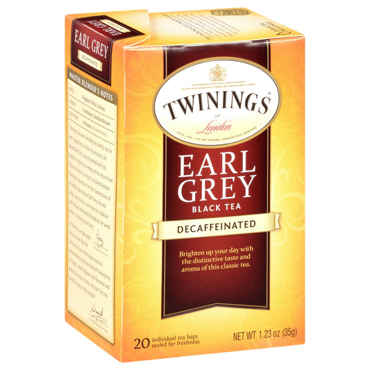 Twining Tea Tea Decaffeinated Earl Grey 20 Bag (Pack of 6)