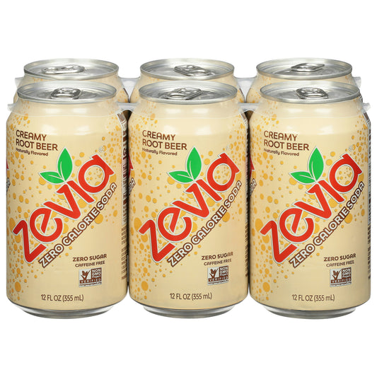Zevia Zero Root Beer 72 FO (Pack of 4)