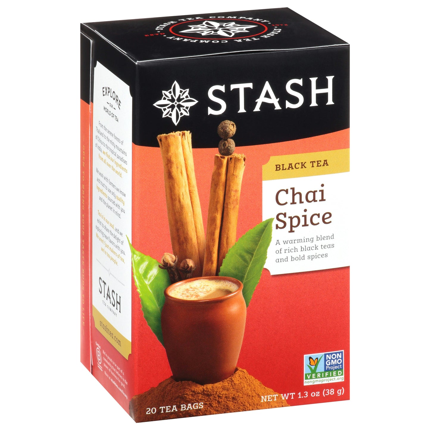 Stash Tea Tea Chai Spice 20 Bag (Pack of 6)