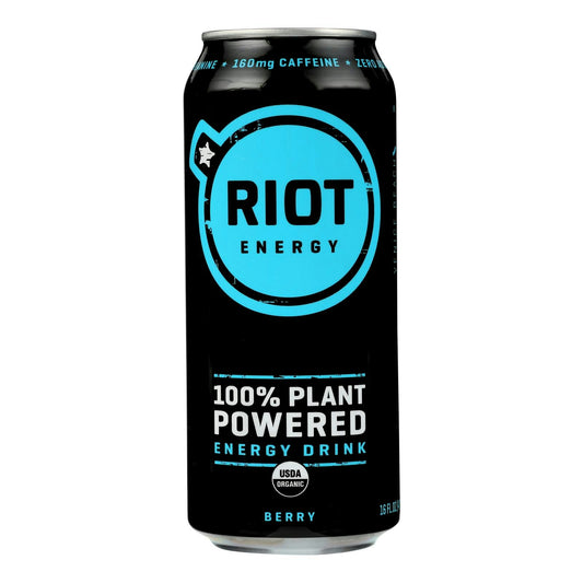 Riot Energy - Energy Drink Berry 16 oz (Pack of 12)
