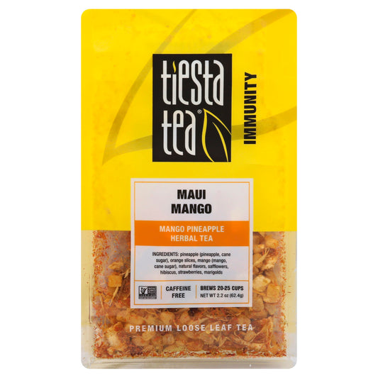 Tiesta Tea Tea Maui Mango Immunity Pouch 2.2 oz (Pack of 6)