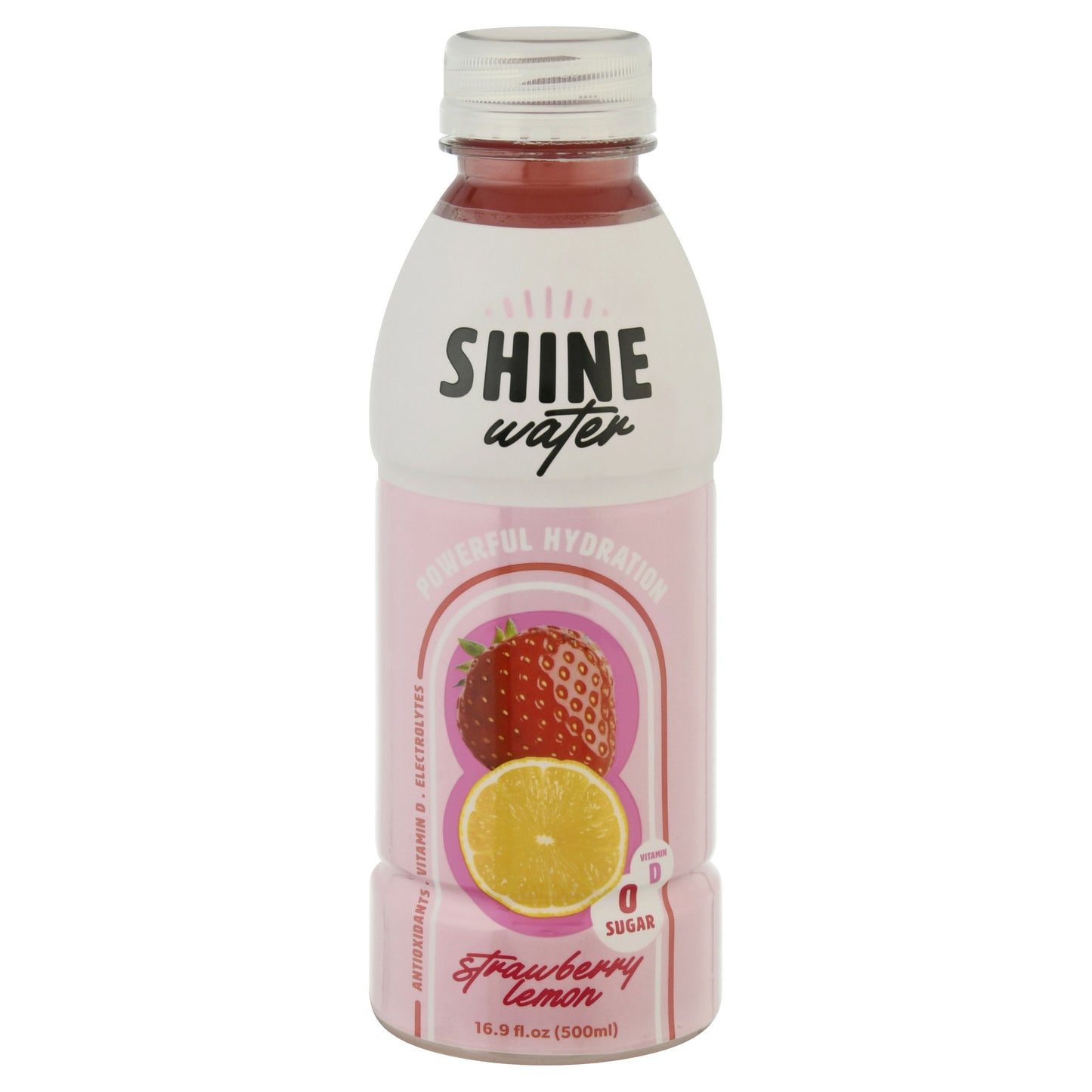 Shinewater Water Strawberry Lemon 16.9 FO (Pack of 12)
