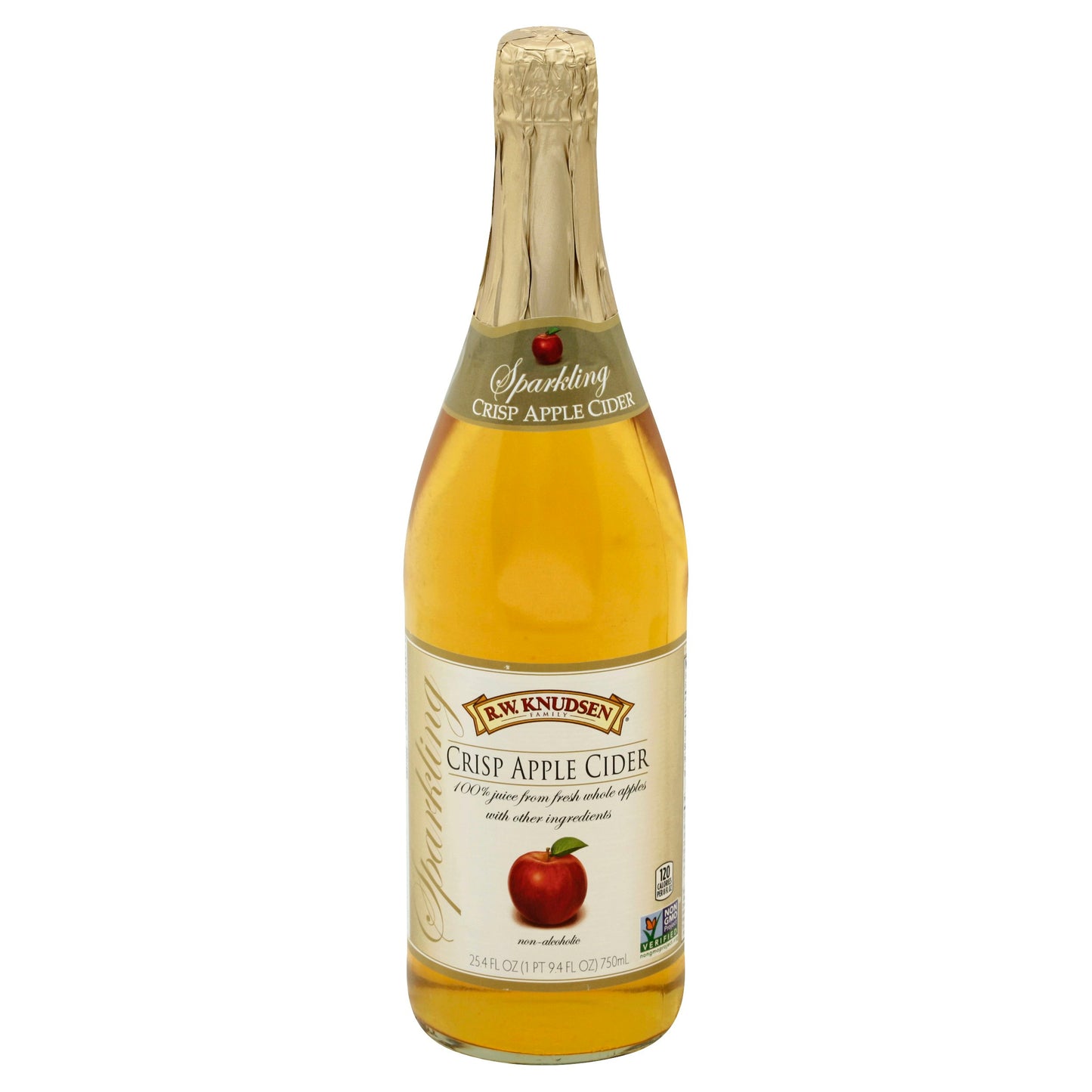 Knudsen Juice Sparkling Cider 25.4 FO (Pack of 12)
