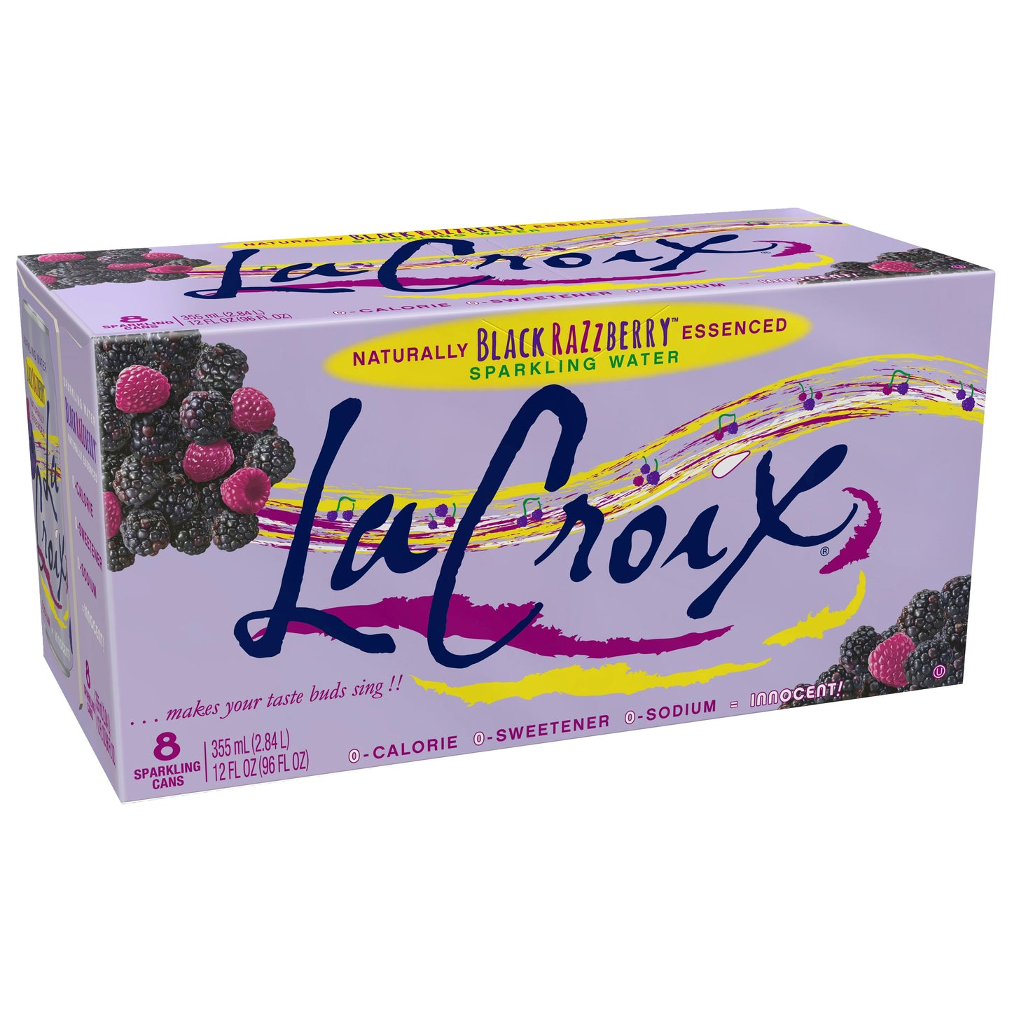 La Croix Water Sparkling Black Raspberry