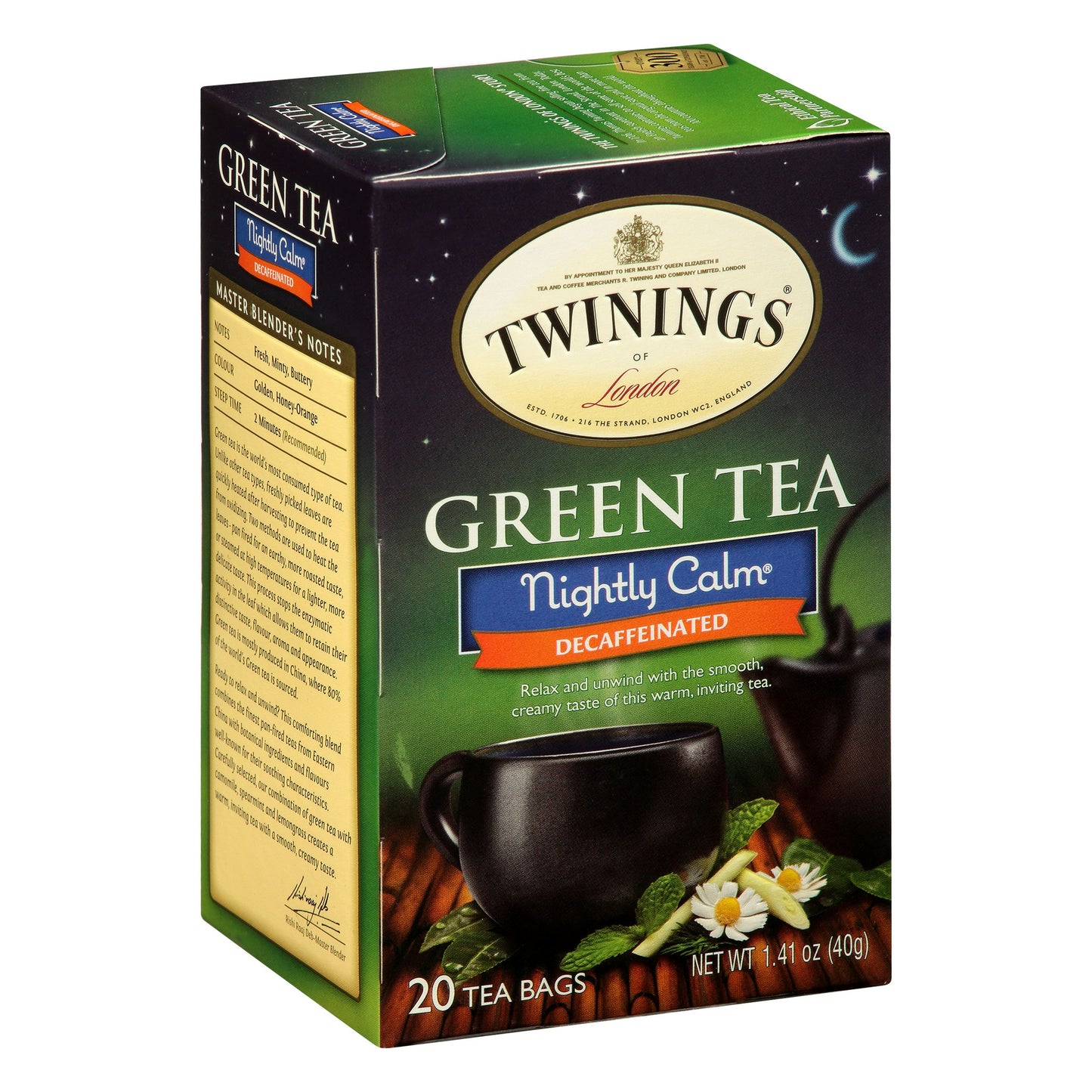 Twining Tea Grain Nightly Calm 20 Bag (Pack of 6)
