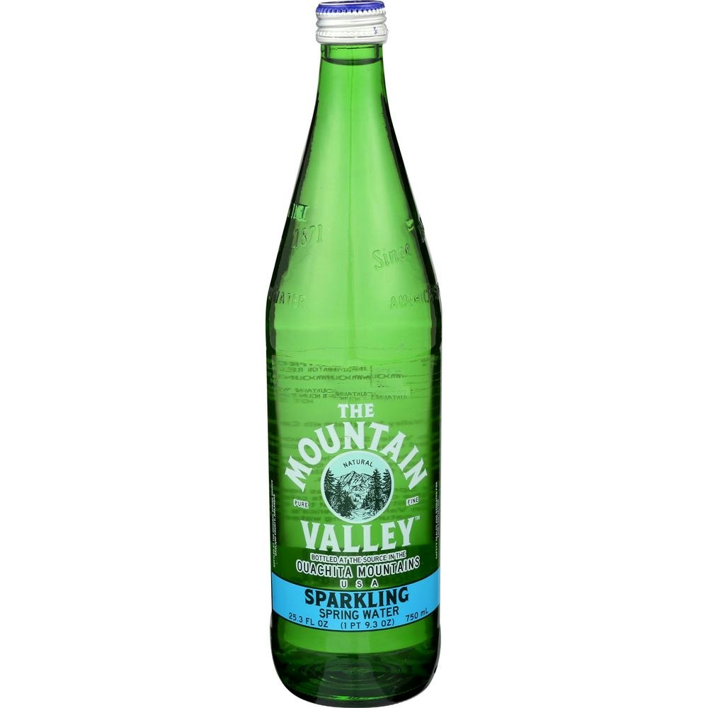 The Mountain Valley Sparkling Spring Water - 750 Milliliter (Pack of 12)
