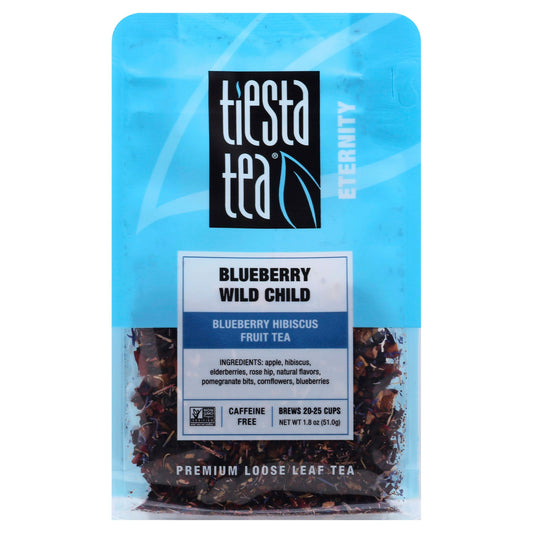 Tiesta Tea Herbal Blueberry Wild Child Pouch 1.8 oz (Pack of 6)