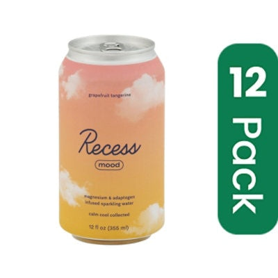 Recess Water Sparkling Grapefruit Tangerine 12 FO (Pack of 12)
