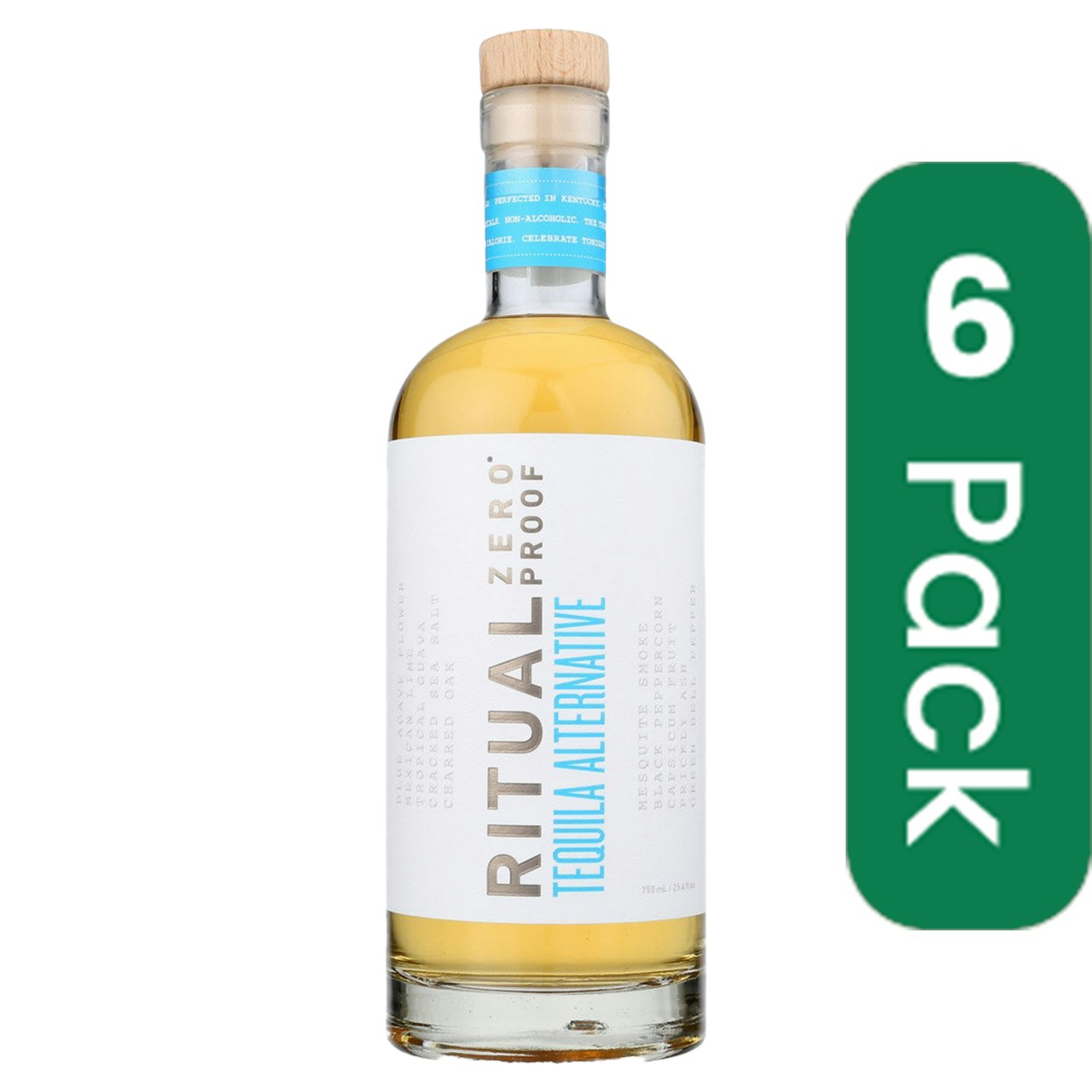 Ritual Zero Proof Tequila Alternative Mix Alcohol Free 25.4 fl. oz (Pack of 6)
