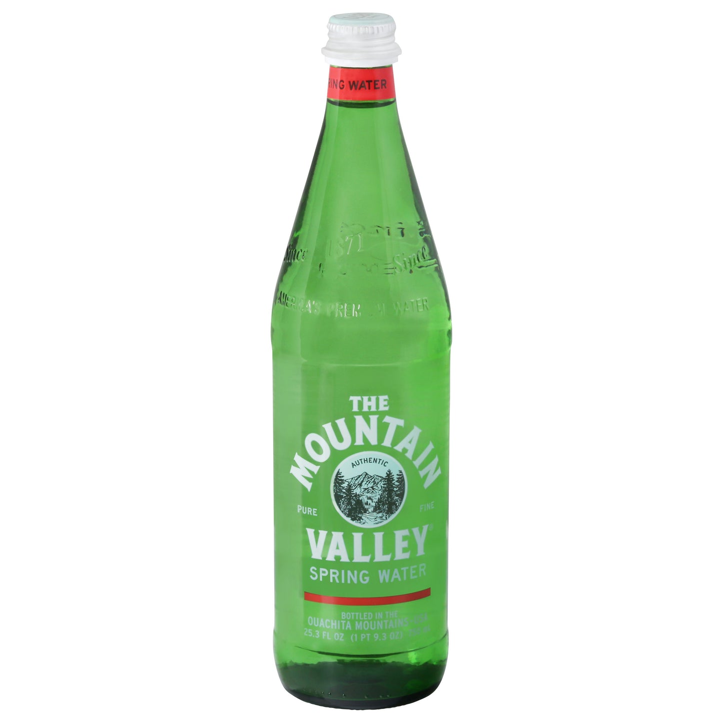 Mountain Valley Water Spring Glass 750 Ml (Pack of 12)