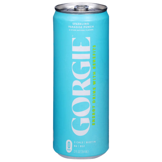 Gorgie Beverage Energy Sparkling Pards Punch 12 Fl Oz (Pack of 12)