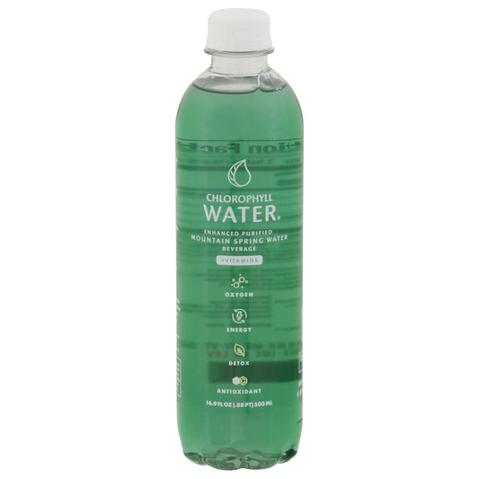 Chlorophyll Water Water Spring Mountain Purified 16.9 fl oz (Pack of 12)