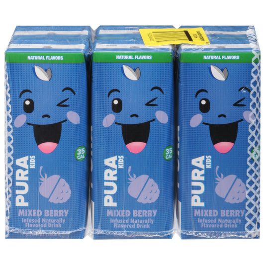 Pura Kids Water Mixed Berry Kids 40.56 FO (Pack of 4)