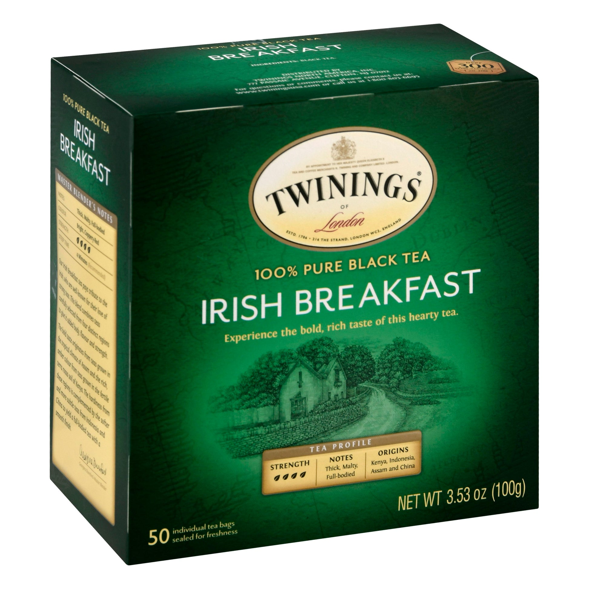 Twining Tea Tea Irish Breakfast 50 Pieces (Pack of 6)