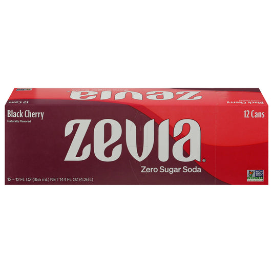 Zevia Zero Black Cherry 144 FO (Pack of 2)