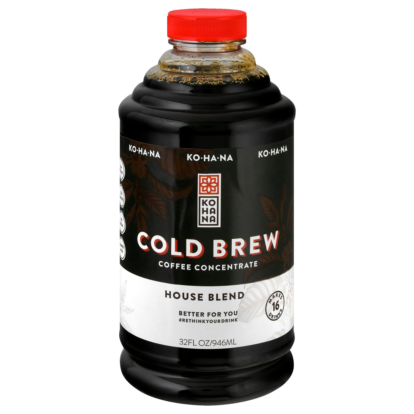 Kohana Cold Brew Concentrate 32 oz (Pack of 6)