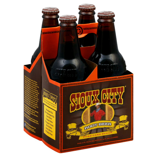Sioux City Soda Root Beer 48 FO (Pack of 6)