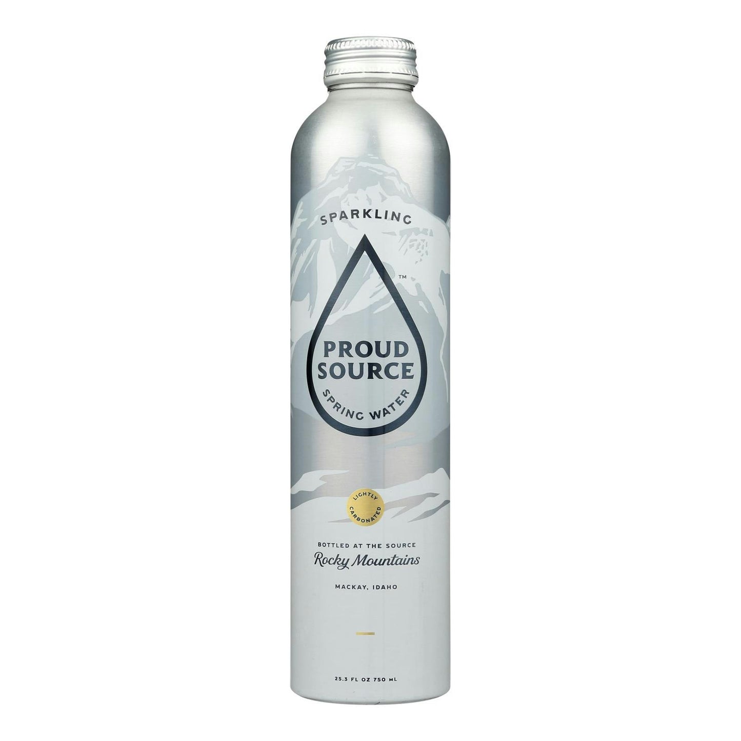 Proud Source - Water Sparkling Natural Spring 25.3 fl. oz (Pack of 12)