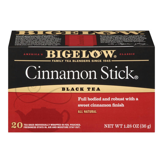 Bigelow Black Tea Cinnamon Stick - 20 per Pack (6 Packs Total)