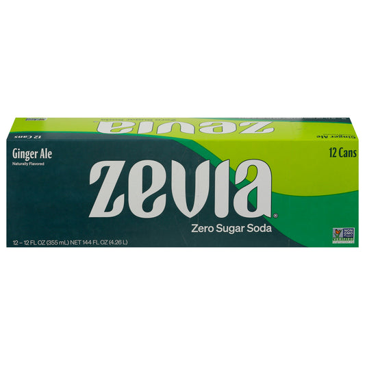 Zevia Soda Zero Ginger Ale 144 FO (Pack of 2)