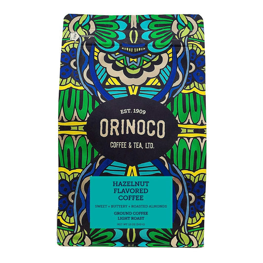 Orinoco Coffee & Tea Ltd - Hazelnut Flavored Whole Bean Coffee - 12 oz (Pack of 6)