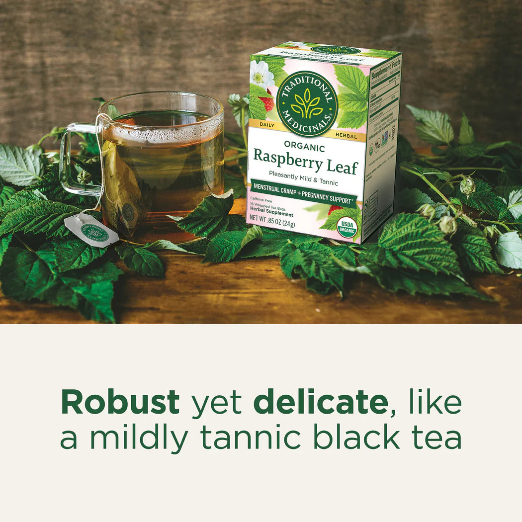 Traditional Medicinals Tea Raspberry Leaf 16 Bag (Pack of 6) - Ambrosia