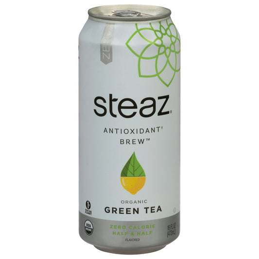 Steaz Tea Antiox Brew Zhalf Organic 16 FO (Pack of 12)