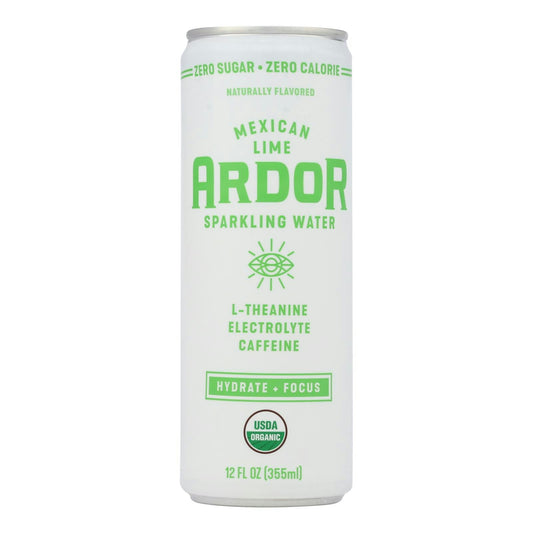 Ardor Sparkling Water - Mexican Lime 12 fl. oz (Pack of 12)