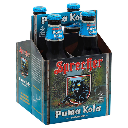 Sprecher Soda Puma Kola 64 FO (Pack of 6)