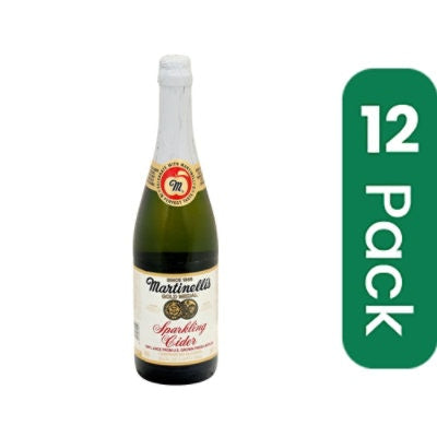Martinelli Juice Sparkling Cider 25.4 FO (Pack of 12)