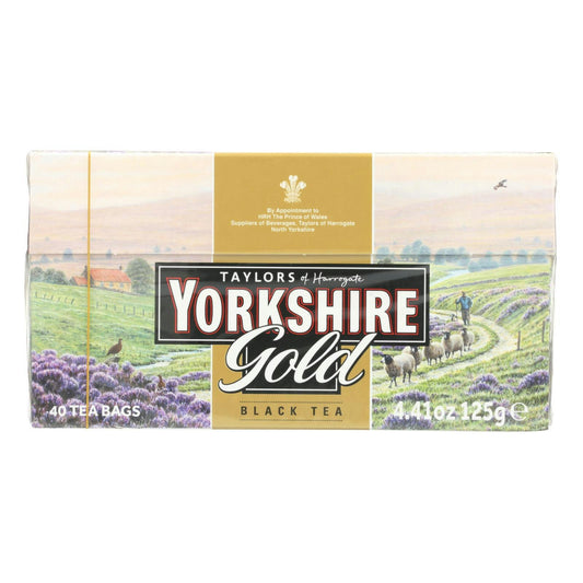 Taylors of Harrogate Black Tea Yorkshire Gold - 40 per Pack (5 Packs Total)