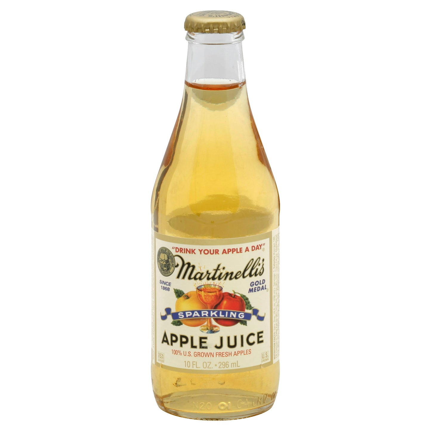 Martinelli Juice Sparkling Apple 10 FO (Pack of 12)