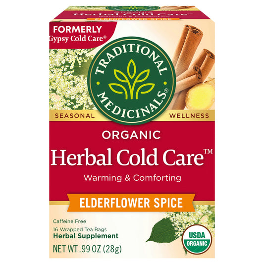 Traditional Medicinals Tea Herbal Cold Care O 16 Bag (Pack of 6)