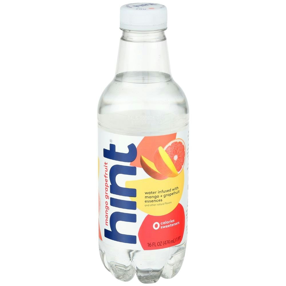 Hint Mango Grapefruit Essence Water - 16 Ounce (Pack of 12)
