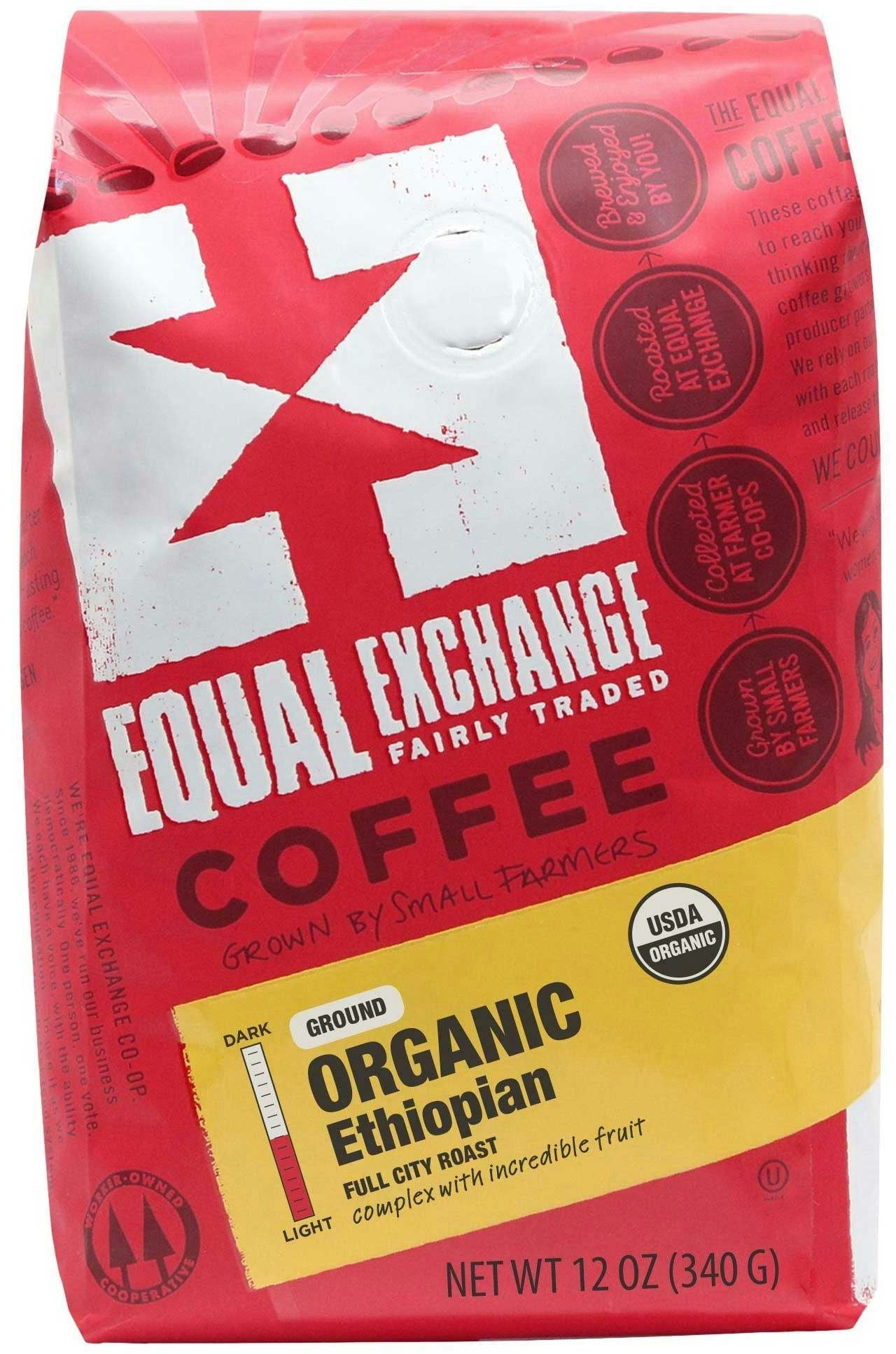 Equal Exchange Organic Ethiopian Whole Bean Coffee