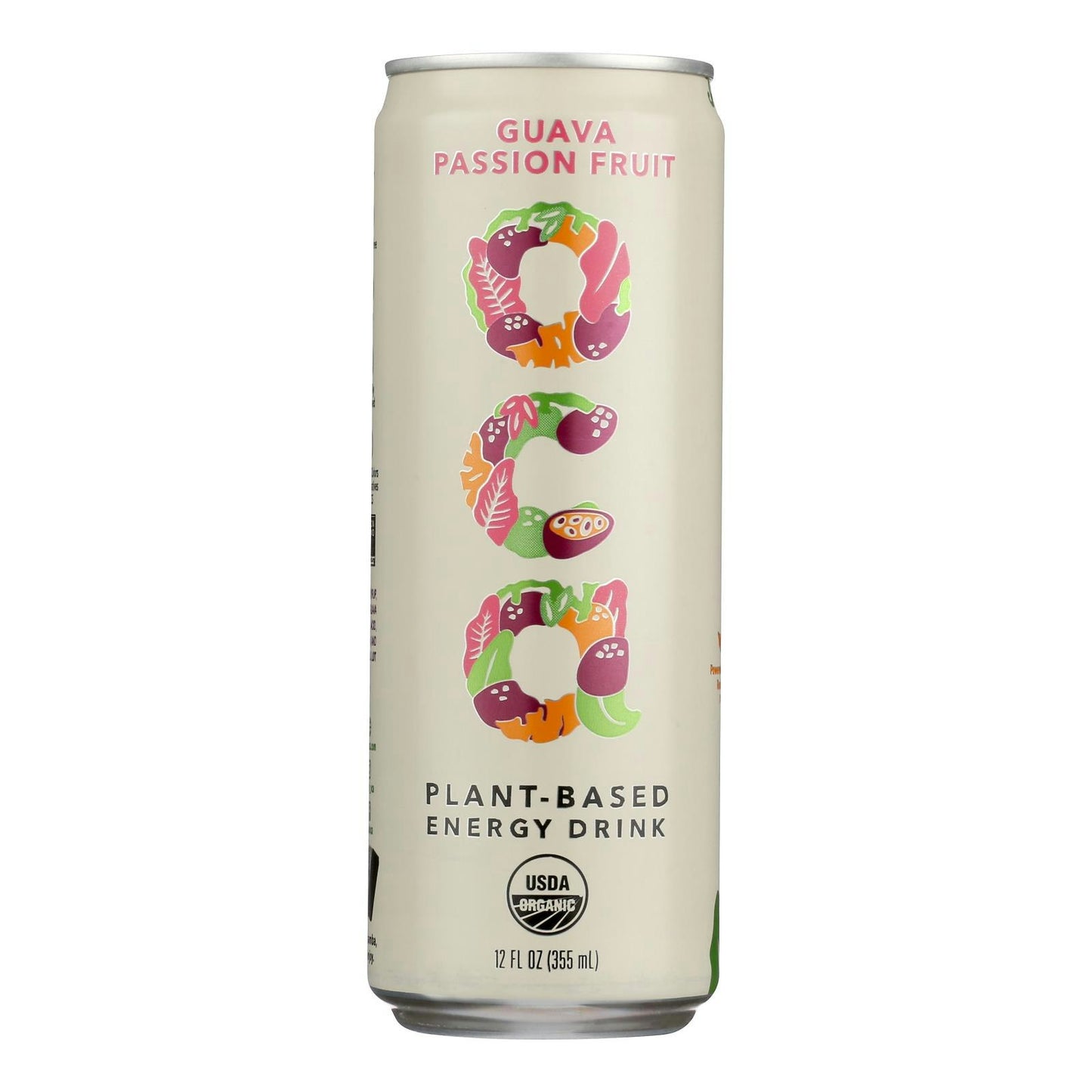 Oca - Energy Drink Plant Based Guava 12 fl oz (Pack of 12)