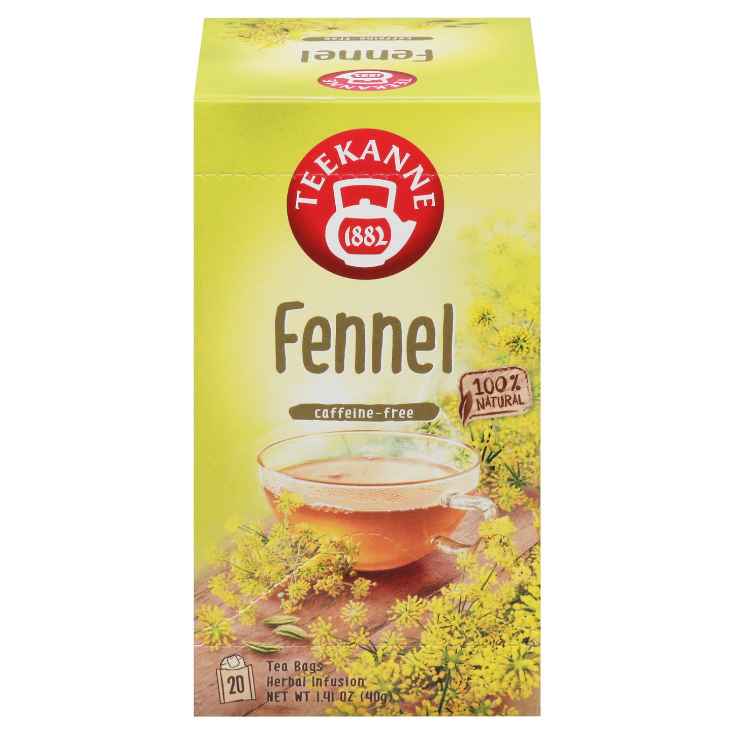 Teekanne Tea Herbal Fennel 20 Bag (Pack of 10)