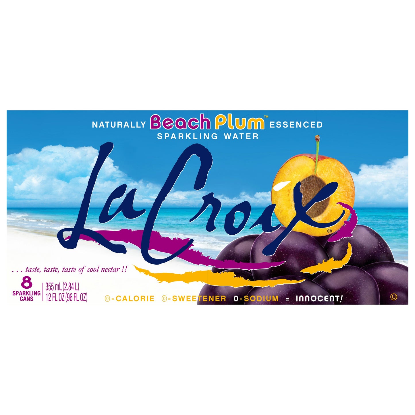 La Croix Water Sparkling Beach Plum