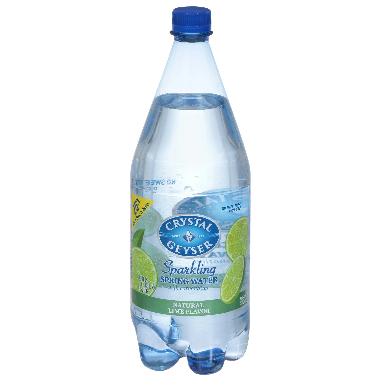 Crystal Geyser Mineral Water Sparkling Natural Lime Flavor Bonus