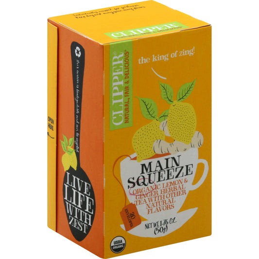 Clipper Tea Lemon Ginger Organic 1.76 oz (Pack Of 6)