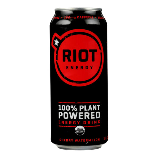 Riot Energy - Energy Drink Cherry Watermelon 16 oz (Pack of 12)