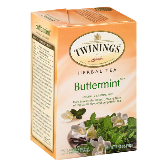 Twining Tea Tea Herbal Buttermint 20 Bag (Pack of 6)