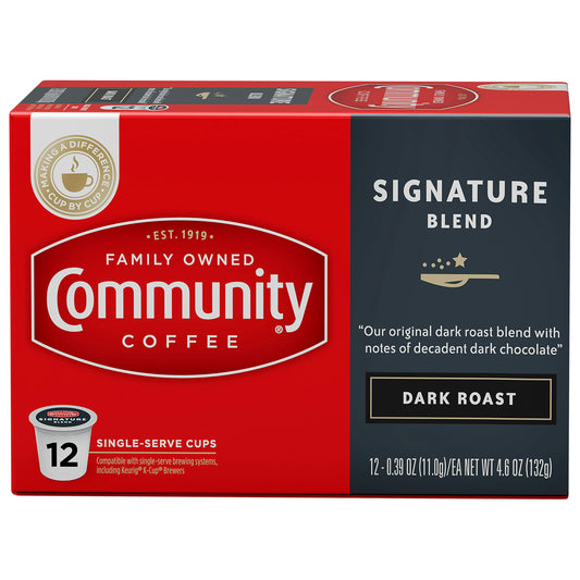 Community Coffee Single Serve Dark Roast