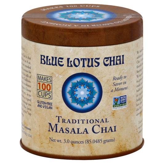 Blue Lotus Chai Chai Masala Traditional 3 oz (Pack Of 6)