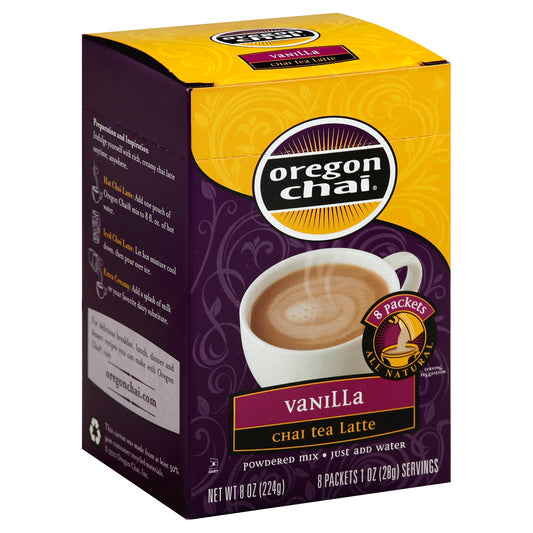 Oregon Chai Mix Chai Vanilla 8 Pieces (Pack Of 6)