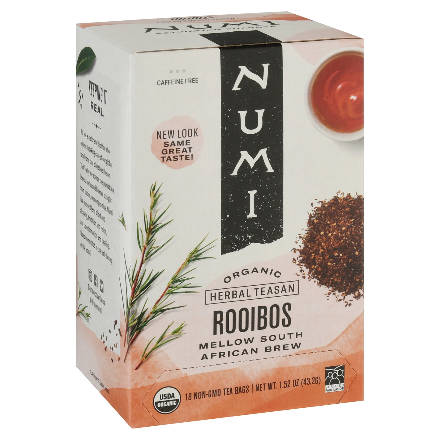 Numi Teas Tea Rooibos 18 Bag (Pack Of 6)