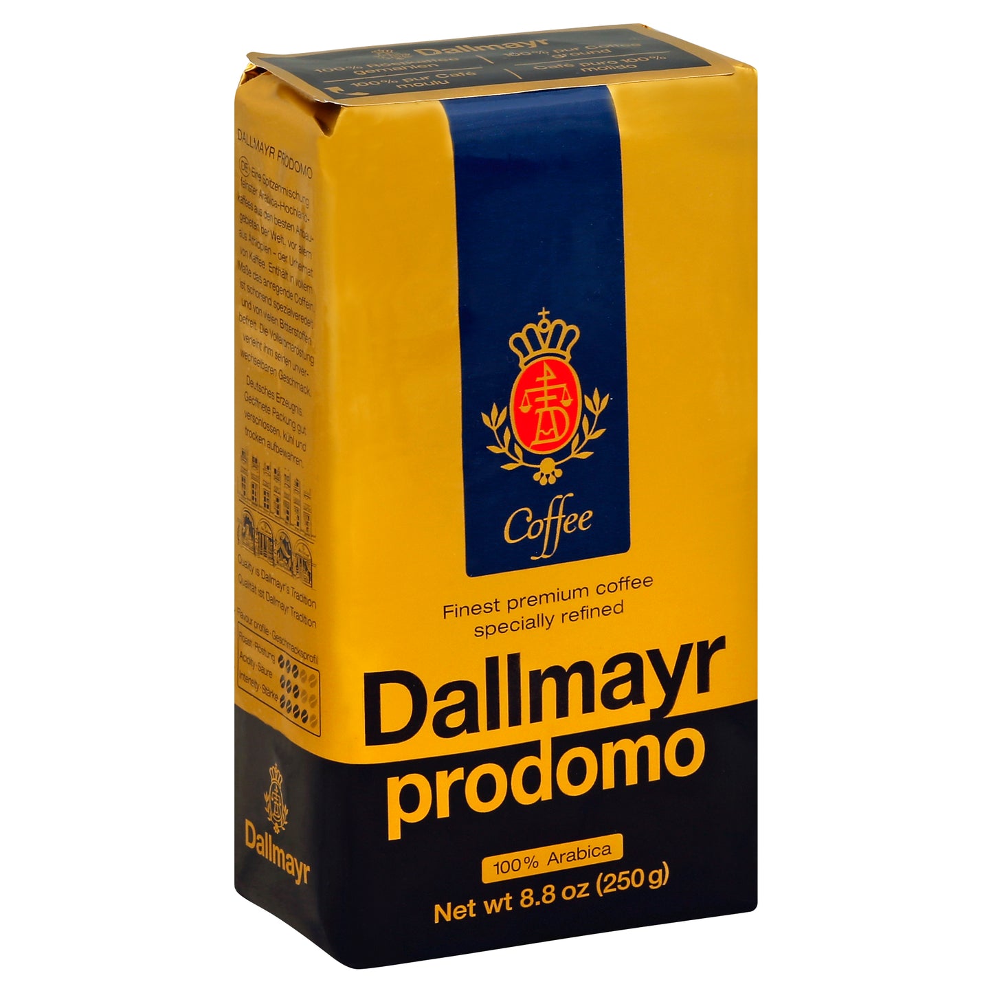 Dallmayr Prodomo Ground Coffee 8.8 oz (Pack of 12)