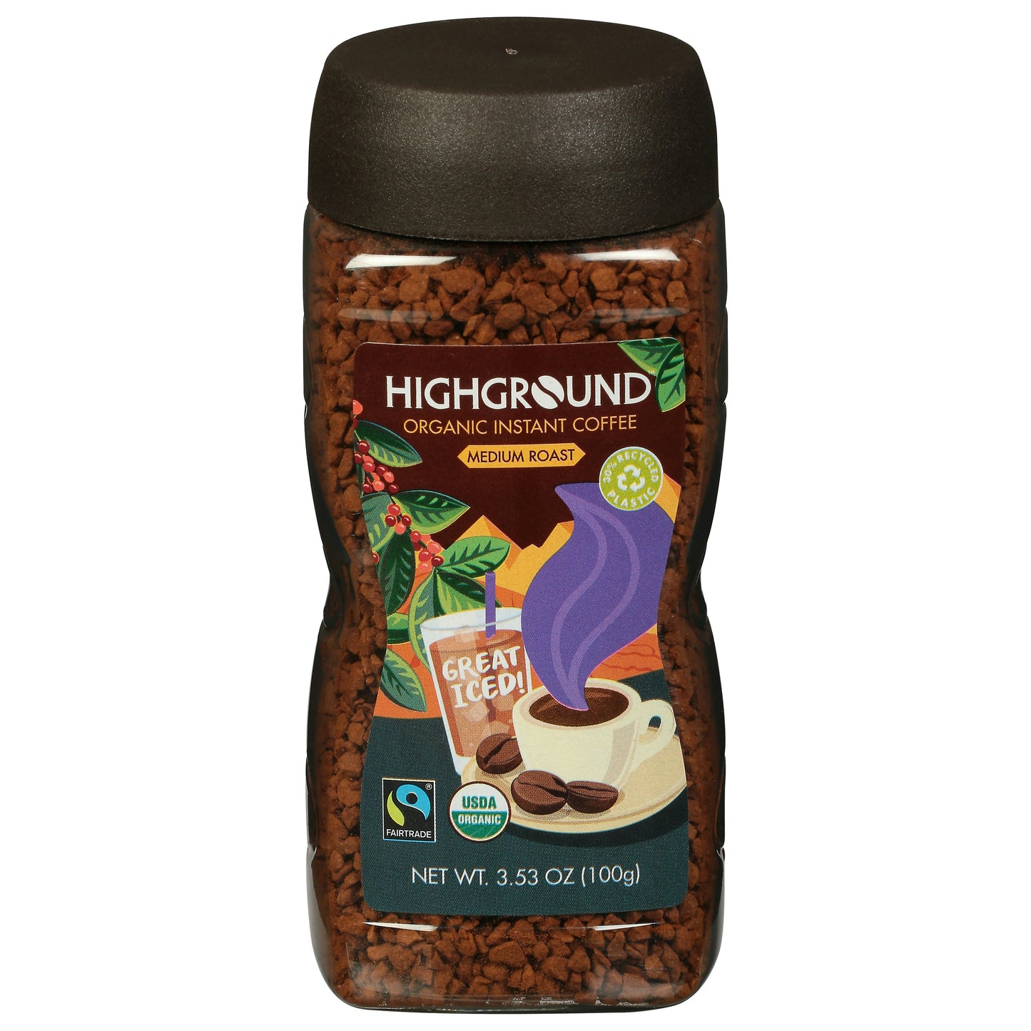 Highground Coffee Instant Regular Organic