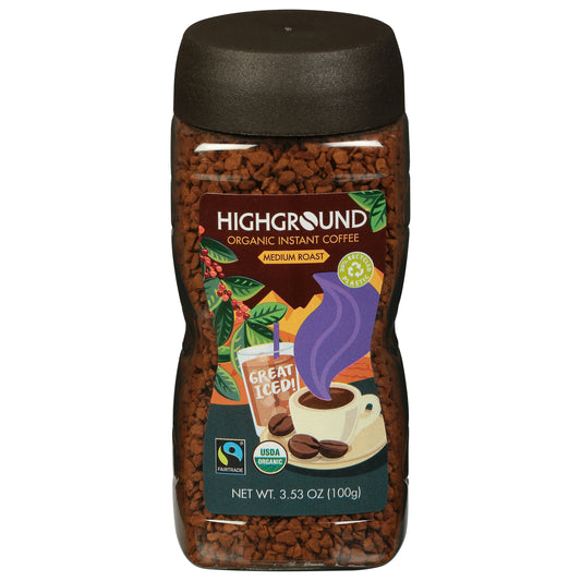 Highground Coffee Instant Regular Organic
