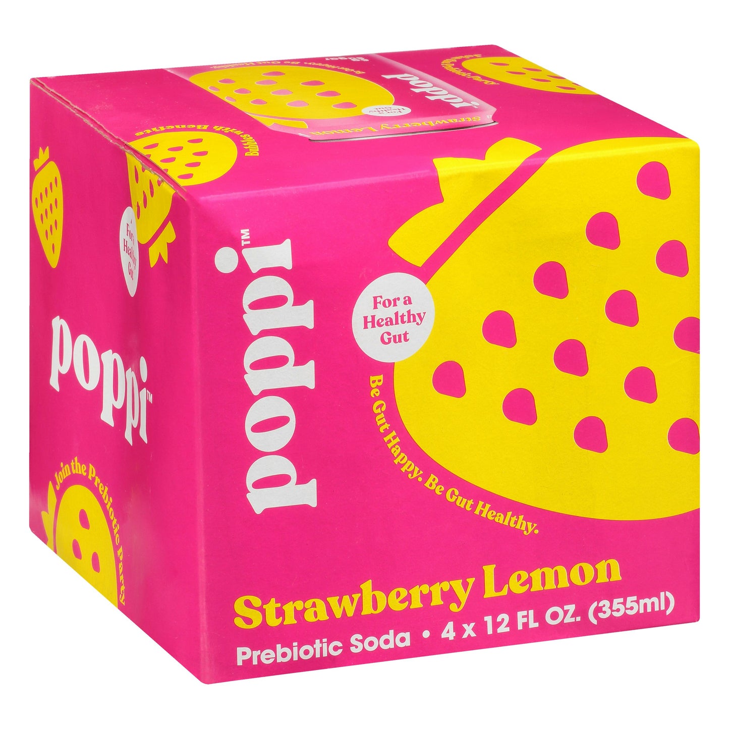 Poppi Soda Prebiotic Strawberry Lemon